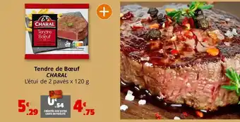 Coccinelle Supermarché Charal - tendre de boeuf offre