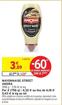 Intermarché Hyper Mayonnaise street amora offre