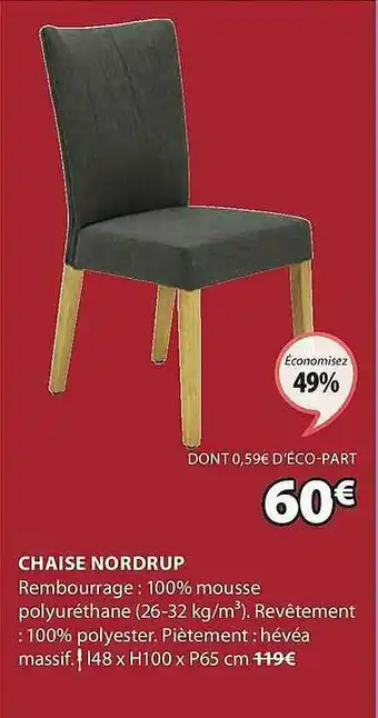 JYSK Chaise Nordrup offre
