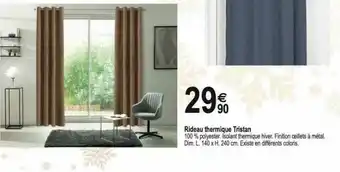 Rideau Thermique Tristan
