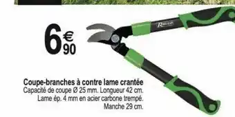 Tridôme Coupe-branches à Contre Lame Crantée offre