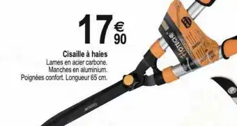 Tridôme Cisaille à Haies Hoteche offre