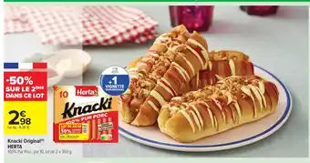 Carrefour Market HERTA Knacki Original offre