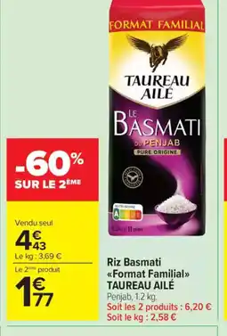 Carrefour Market TAUREAU AILÉ Format Familial offre