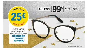 E.Leclerc Optique Guess offre