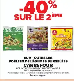 Carrefour Market CARREFOUR Sur toutes les poêlées de légumes surgelées offre