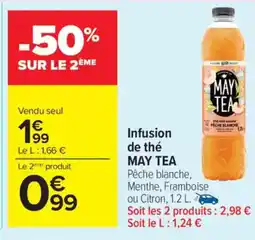 Carrefour Market MAY TEA Infusion de thé offre