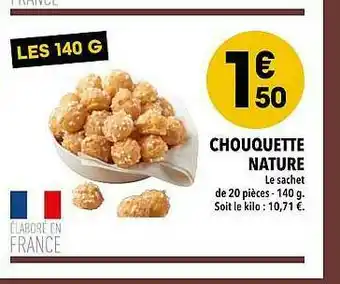 Supeco Chouquette Nature offre