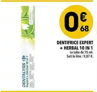 Dentifrice Expert + Herbal 10 In 1