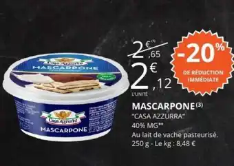 E.Leclerc Mascarpone offre