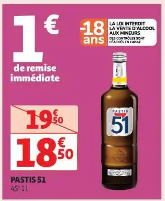 Auchan Pastis 51 offre