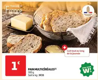 Auchan Pain Multicéréales offre