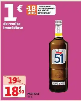 Auchan Pastis 51 offre