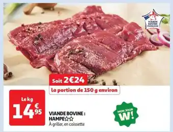 Auchan Viande Bovine : Hampe offre