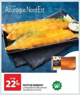 Auchan Filets De Haddock offre
