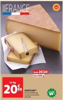 Auchan Comté Aop offre