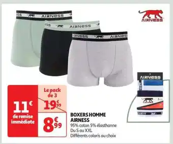 Auchan Boxers Homme Airness offre