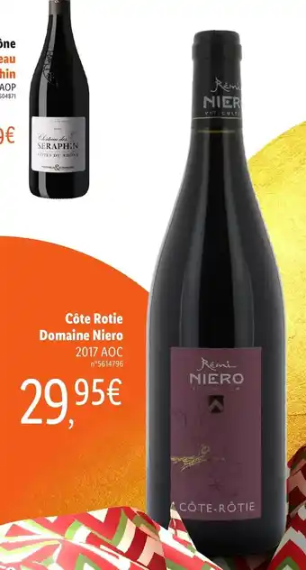 Côte rotie domaine niere