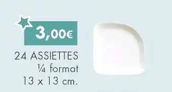 E.Leclerc 24 Assiettes offre