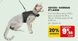 Animalis Harnais et laisse offre