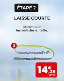 Animalis Laisse courte offre