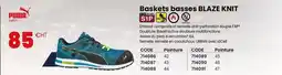 Au Forum du Bâtiment Puma - baskets basses blaze knit offre