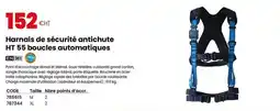Au Forum du Bâtiment Harnais de securite antichute ht 55 boucles automatiques offre