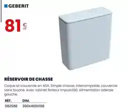 Au Forum du Bùtiment Geberit - réservoir de chasse offre