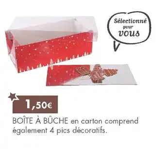 E.Leclerc Boîte à bûche offre