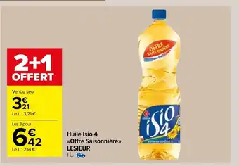 Carrefour Market Huile Isio 4 Offre Saisonnières offre