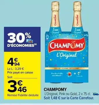 Carrefour Market Champomy offre