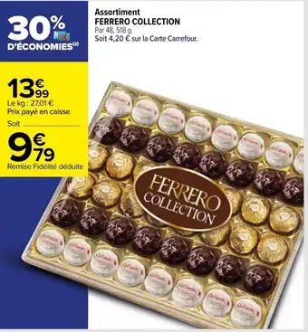 Carrefour Assortiment Ferrero Collection offre