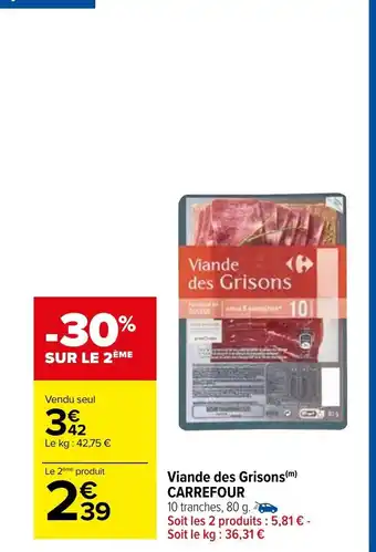 Viande des Grisons