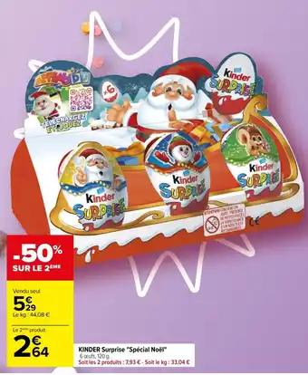 Carrefour Kinder Surprise "Spécial Noël" offre