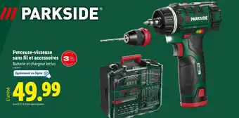 Lidl PARKSIDE Perceuse-visseuse sans fil et accessoires offre