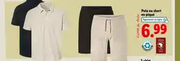 Lidl Polo ou short en piqué offre