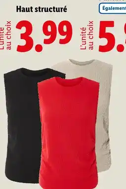 Haut structuré