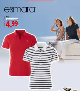 Lidl ESMARA Polo offre
