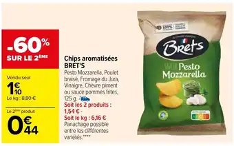 Carrefour Chips aromatisées Bret's offre
