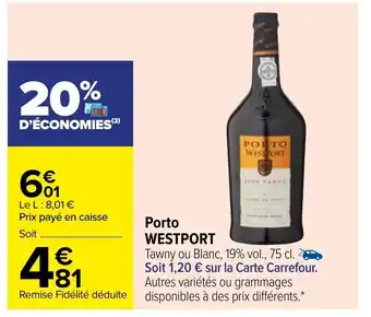 Carrefour Porto westport offre