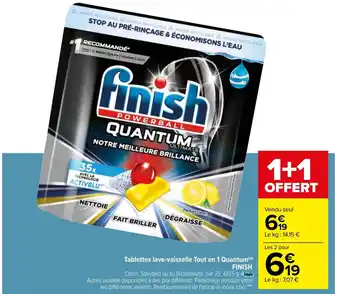 Carrefour Tablettes Lave-Vaisselle Tout en 1 Quantum offre
