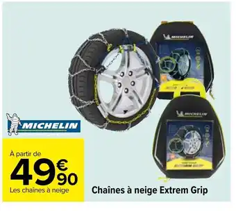 Carrefour Chaînes à Neige Extrem Grip offre