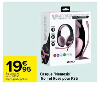 Carrefour Casque Nemesis offre