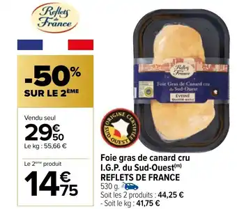 Carrefour Foie Gras de Canard Cru offre