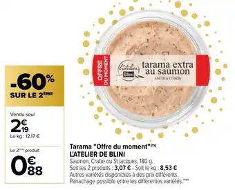 Carrefour Tarama Offre Du Moment offre