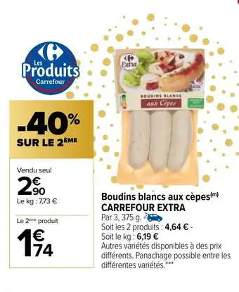 Boudins Blancs Aux Cèpes