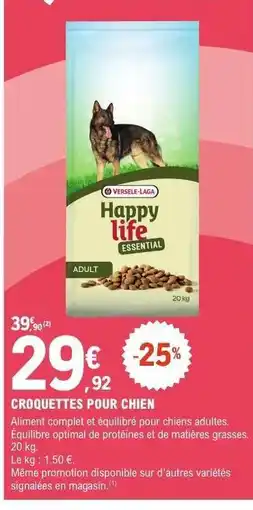 E.Leclerc Croquettes pour chien offre