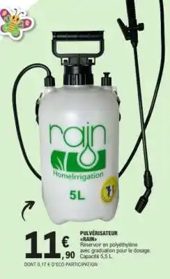 E.Leclerc PULVÉRISATEUR RAIN offre