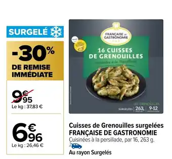 Carrefour Cuisses de Grenouilles Surgelées offre