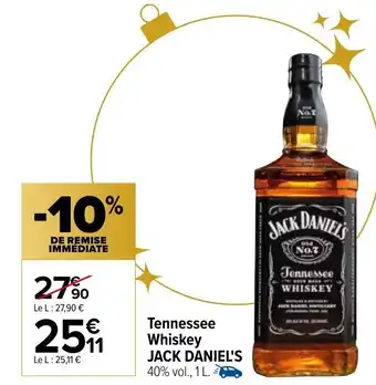 Carrefour Tennessee Whiskey offre